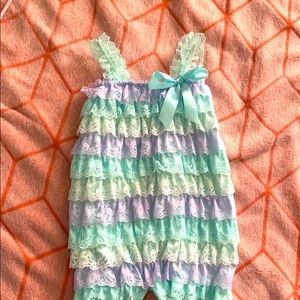 Brand new without tags. Boutique lace romper